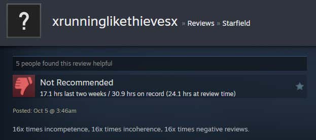 Imagem do artigo intitulado Starfield: Shattered Space, conforme contado pelas análises do Steam
